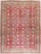 Red Blue Oversize Persian Kerman Rug No. 10193