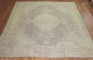 Gray Square Antique Oushak Rug No. 6848