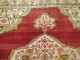 Deep Red Antique Turkish Sivas Square Rug No. 6858