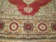 Deep Red Antique Turkish Sivas Square Rug No. 6858