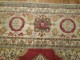 Deep Red Antique Turkish Sivas Square Rug No. 6858