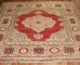 Deep Red Antique Turkish Sivas Square Rug No. 6858