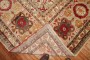 Deep Red Antique Turkish Sivas Square Rug No. 6858