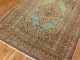 Antique Turquoise Tabriz Rug No. 7329