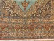 Antique Turquoise Tabriz Rug No. 7329