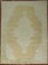 Brown Yellow Ivory Fine Turkish Cotton Rug No. 7437