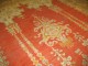 Antique Scroll Oversize Oushak Rug No. 7694