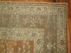 Orange Brown Antique Persian Tabriz Rug No. 7699