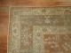 Orange Brown Antique Persian Tabriz Rug No. 7699