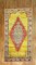 Bright Yellow Vintage Turkish Gallery Rug No. 7724