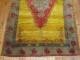 Bright Yellow Vintage Turkish Gallery Rug No. 7724