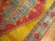 Bright Yellow Vintage Turkish Gallery Rug No. 7724