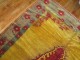 Bright Yellow Vintage Turkish Gallery Rug No. 7724