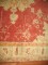 Red Antique Room Size Turkish Oushak Rug No. 8067