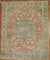 Antique Orange Blue Tabriz Rug No. 8213