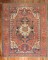 Antique Serapi Rug With Human Elements No. 8215