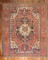 Antique Serapi Rug With Human Elements No. 8215