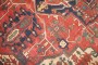 Antique Serapi Rug With Human Elements No. 8215