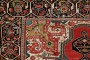 Jewel Toned Oversize Antique Serapi Carpet No. 8295