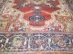 Jewel Toned Oversize Antique Serapi Carpet No. 8295