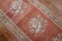 Muted Red Floral Antique Turkish Ghiordes  Runner No. 8333