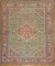 Green Antique Ziegler Mahal Rug No. 8346