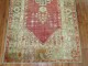 Distressed Angora Wool Oushak Rug No. 8430