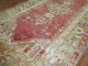 Distressed Angora Wool Oushak Rug No. 8430