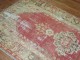 Distressed Angora Wool Oushak Rug No. 8430