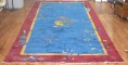 Blue Antique Chinese Art Deco Rug No. 8454