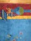 Blue Antique Chinese Art Deco Rug No. 8454