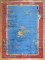 Blue Antique Chinese Art Deco Rug No. 8454