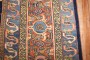 Stunning Antique Navy Mahal Rug No. 8578