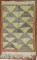 Ivory Pink Light Blue Turkish Shag Rug No. 8620