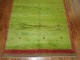  Green Turkish Tulu Rug No. 8732