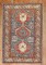 19th century Light Blue Antique Shirvan Rug No. 8745