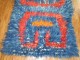 Blue Turkish Shag Rug No. 8808