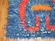 Blue Turkish Shag Rug No. 8808