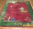 Raspberry Chinese Art Deco Rug No. 8857