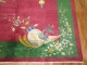 Raspberry Chinese Art Deco Rug No. 8857