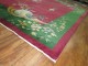 Raspberry Chinese Art Deco Rug No. 8857