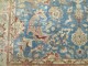 Pictorial Blue Tabriz Rug No. 8981