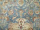 Pictorial Blue Tabriz Rug No. 8981