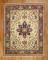 Bone Color Antique Persian Heriz Rug No. 9020