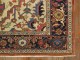 Bone Color Antique Persian Heriz Rug No. 9020