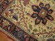 Bone Color Antique Persian Heriz Rug No. 9020