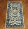 Ivory Blue Chinese Rug No. 9056