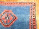 Electric Blue Vintage Turkish Gallery Rug No. 9121