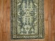 Green Narrow Persian Heriz Runner No. 9480