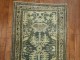 Green Narrow Persian Heriz Runner No. 9480